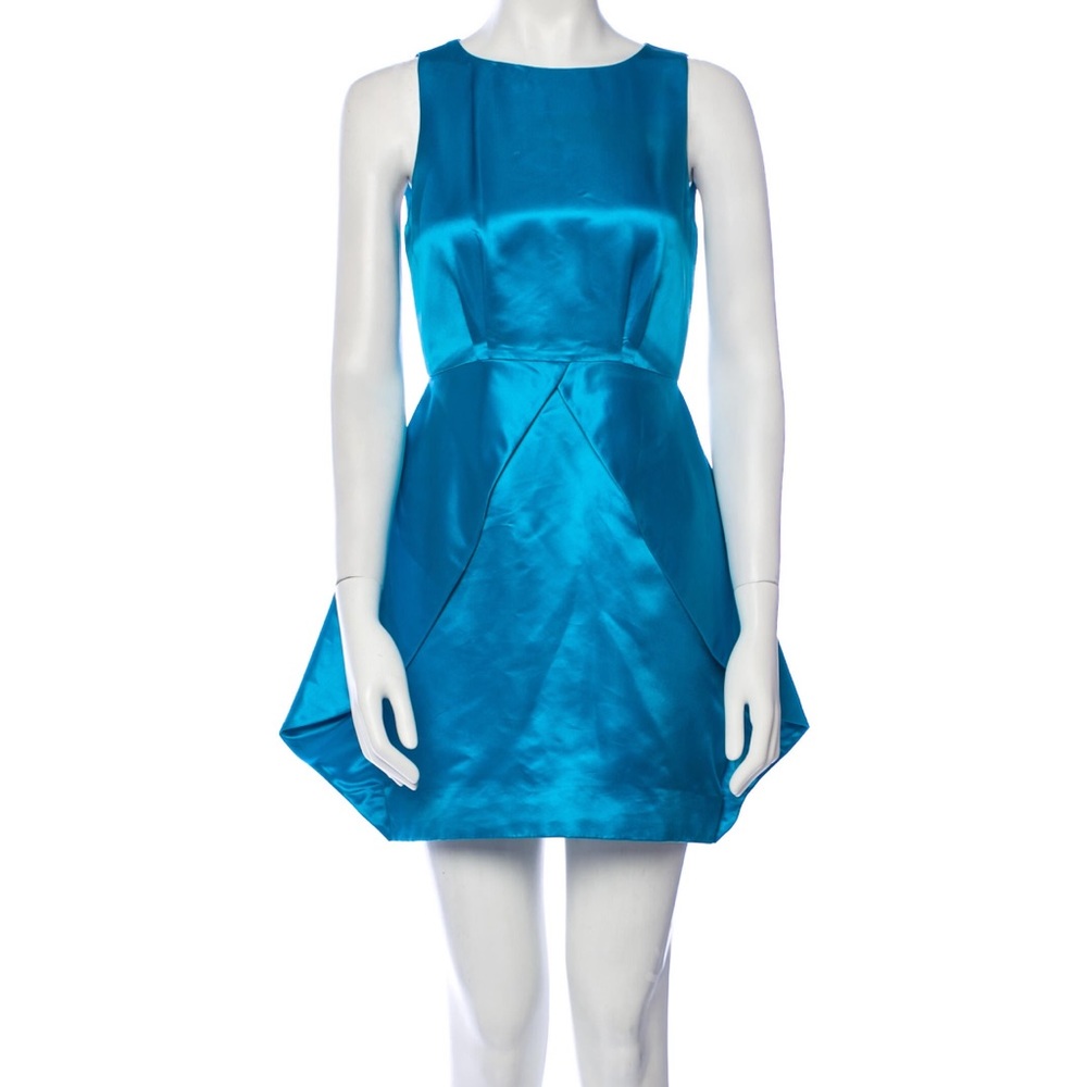 XS Alice and Olivia Blue Silk dress